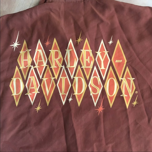 Harley Davidson Vintage Style Button Up - Picture 6 of 10